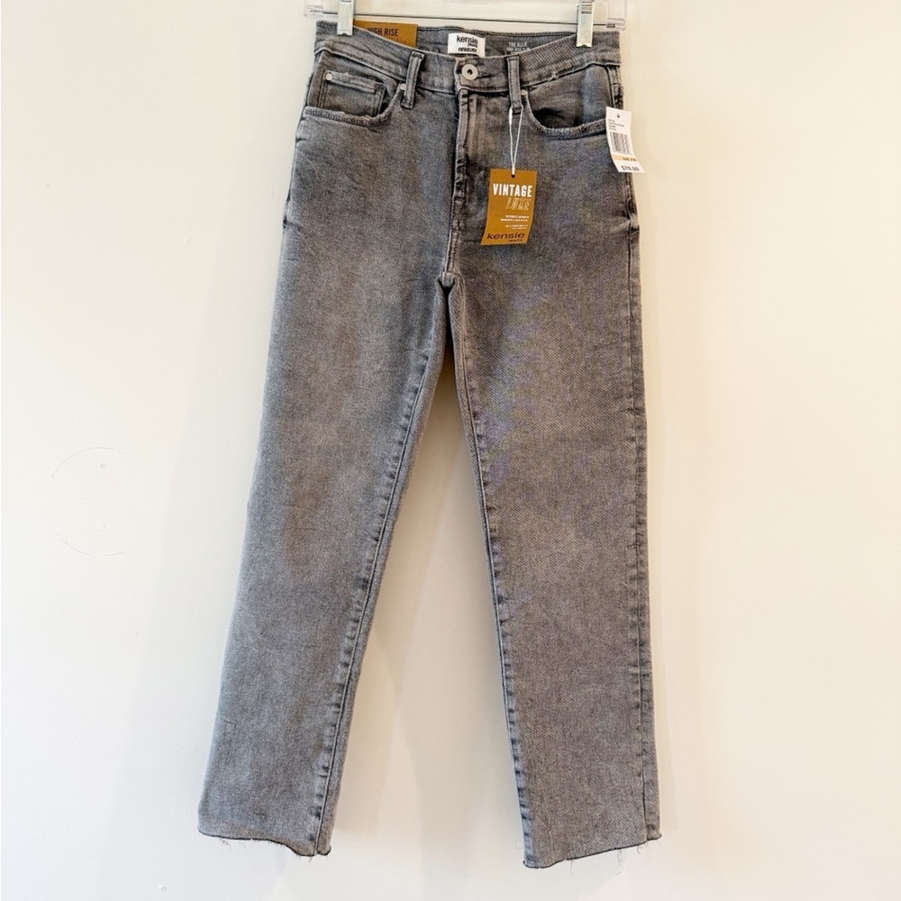 NWT Kenzie The Allie High Rise Slim Straight Vintage Luxe Jeans - Picture 2 of 11